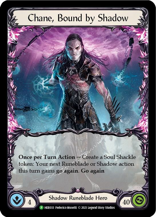 Chane, Bound by Shadow - HER033, Flesh and Blood: Promo Cards HER033