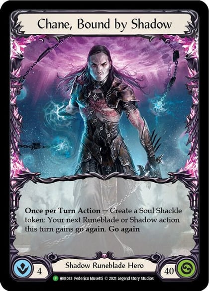 Chane, Bound by Shadow - HER033, Flesh and Blood: Promo Cards HER033