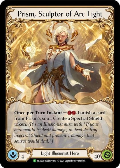 Prism, Sculptor of Arc Light - HER038, Flesh and Blood: Promo Cards HER038