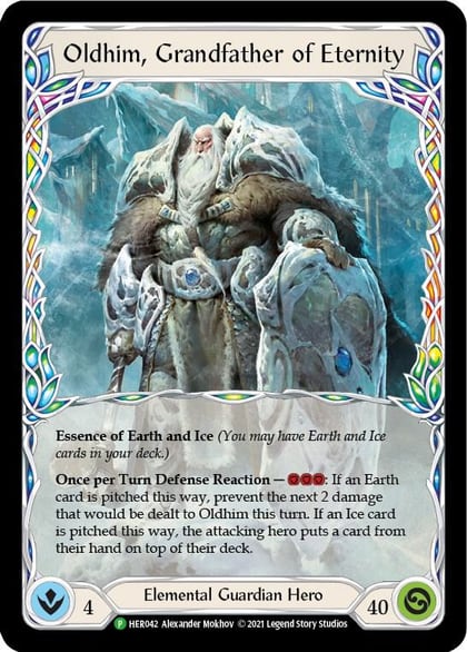 Oldhim, Grandfather of Eternity - HER042, Flesh and Blood: Promo Cards HER042
