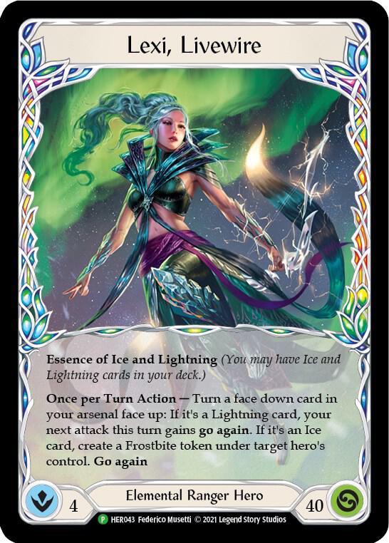 Lexi, Livewire - HER043, Flesh and Blood: Promo Cards HER043