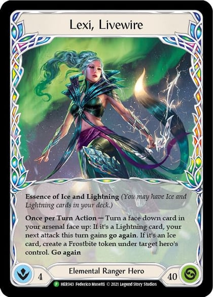 Lexi, Livewire - HER043, Flesh and Blood: Promo Cards HER043