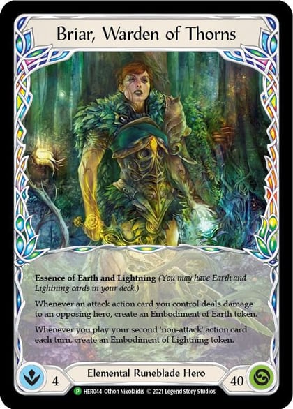 Briar, Warden of Thorns - HER044, Flesh and Blood: Promo Cards HER044