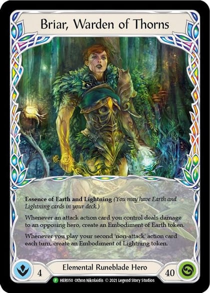 Briar, Warden of Thorns - HER050, Flesh and Blood: Promo Cards HER050