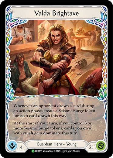 Valda Brightaxe - HER051, Flesh and Blood: Promo Cards HER051