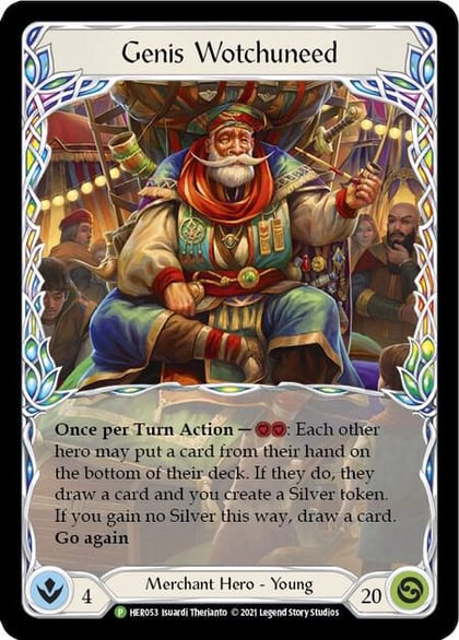Genis Wotchuneed - HER053, Flesh and Blood: Promo Cards HER053