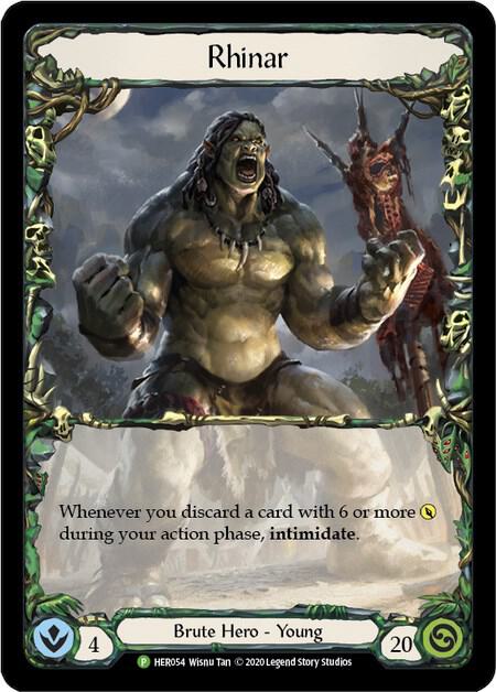 Rhinar - HER054, Flesh and Blood: Promo Cards HER054