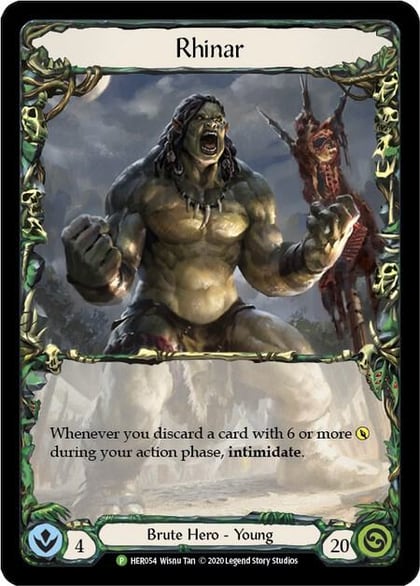 Rhinar - HER054, Flesh and Blood: Promo Cards HER054