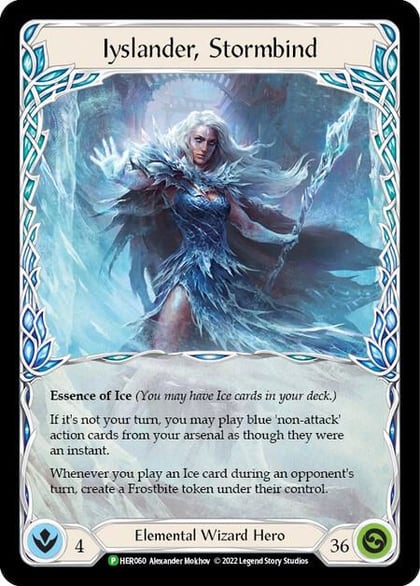 Iyslander, Stormbind - HER060, Flesh and Blood: Promo Cards HER060