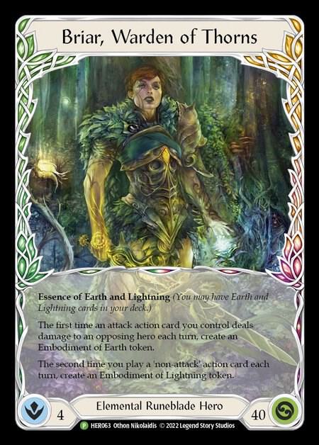 Briar, Warden of Thorns - HER063, Flesh and Blood: Promo Cards HER063
