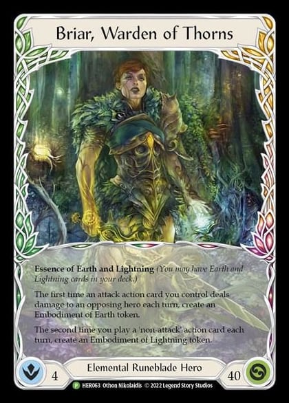 Briar, Warden of Thorns - HER063, Flesh and Blood: Promo Cards HER063