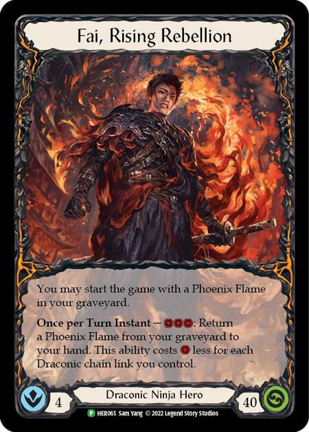 Fai, Rising Rebellion - HER065, Flesh and Blood: Promo Cards HER065