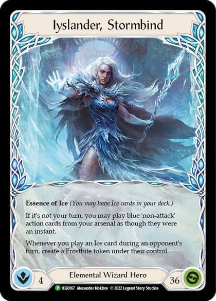 Iyslander, Stormbind - HER067, Flesh and Blood: Promo Cards HER067