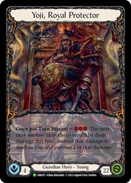 Yoji, Royal Protector - HER075, Flesh and Blood: Promo Cards HER075