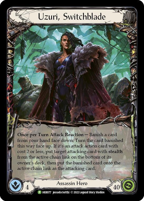 Uzuri, Switchblade - HER077, Flesh and Blood: Promo Cards HER077