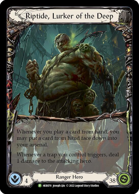 Riptide, Lurker of the Deep - HER078, Flesh and Blood: Promo Cards HER078