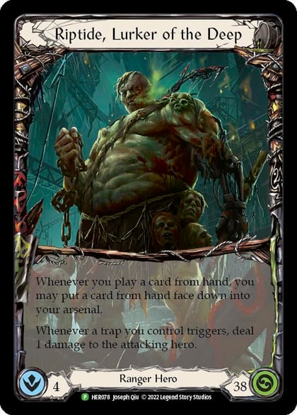 Riptide, Lurker of the Deep - HER078, Flesh and Blood: Promo Cards HER078