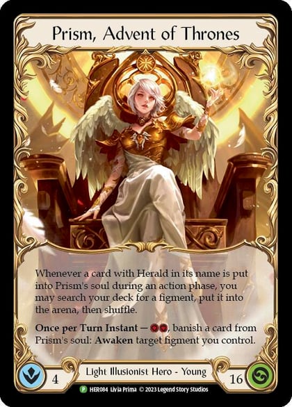 Prism, Advent of Thrones - HER084, Flesh and Blood: Promo Cards HER084