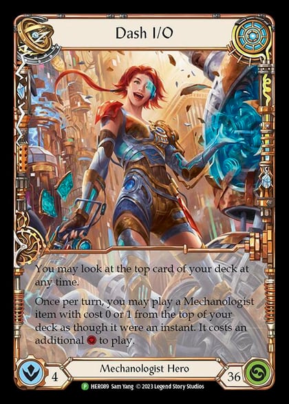 Dash I/O - HER089, Flesh and Blood: Promo Cards HER089