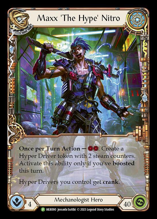 Maxx 'The Hype' Nitro - HER090, Flesh and Blood: Promo Cards HER090