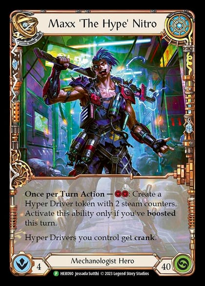 Maxx 'The Hype' Nitro - HER090, Flesh and Blood: Promo Cards HER090