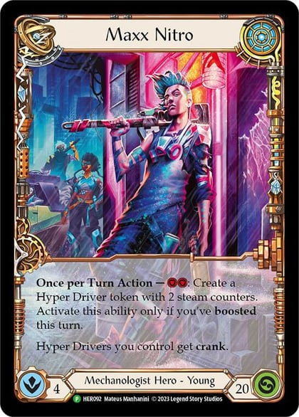 Maxx Nitro - HER092, Flesh and Blood: Promo Cards HER092