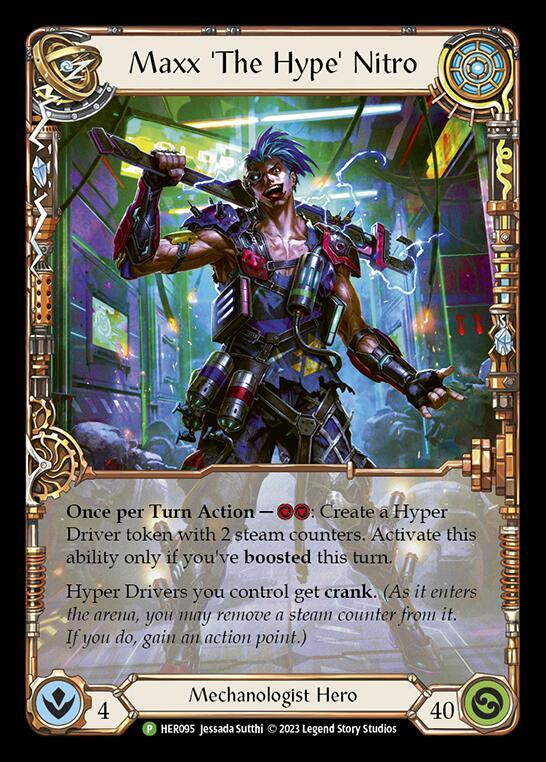 Maxx 'The Hype' Nitro - HER095, Flesh and Blood: Promo Cards HER095