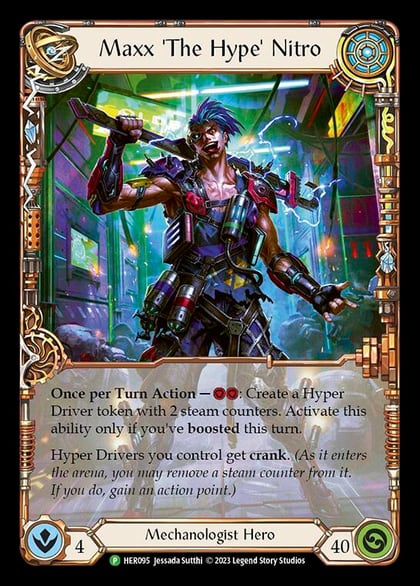 Maxx 'The Hype' Nitro - HER095, Flesh and Blood: Promo Cards HER095