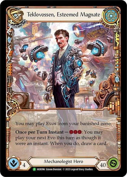 Teklovossen, Esteemed Magnate - HER096, Flesh and Blood: Promo Cards HER096