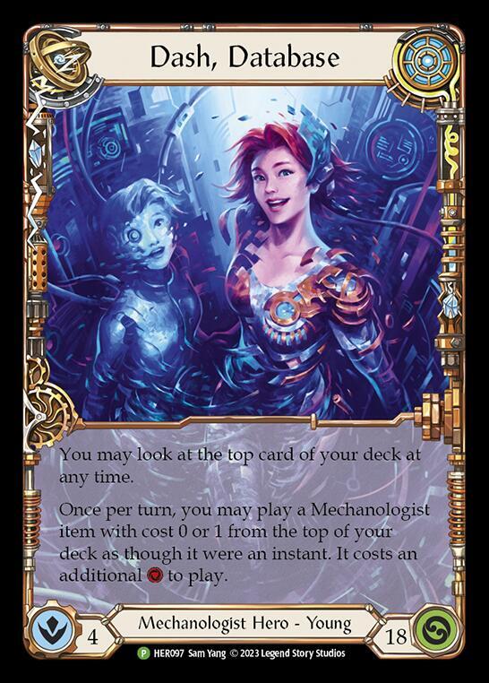Dash, Database - HER097, Flesh and Blood: Promo Cards HER097