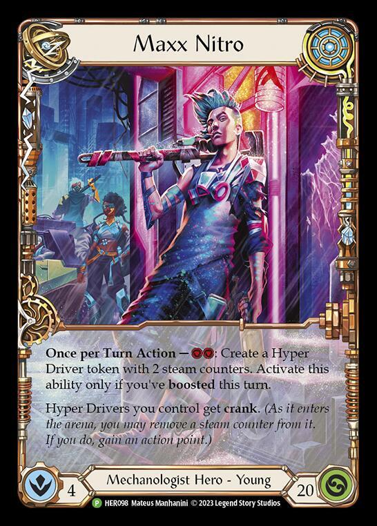 Maxx Nitro - HER098, Flesh and Blood: Promo Cards HER098