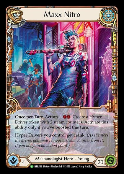 Maxx Nitro - HER098, Flesh and Blood: Promo Cards HER098