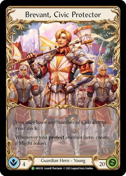 Brevant, Civic Protector - HER102, Flesh and Blood: Promo Cards HER102