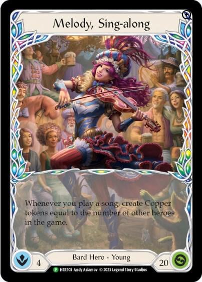 Melody, Sing-along - HER103, Flesh and Blood: Promo Cards HER103