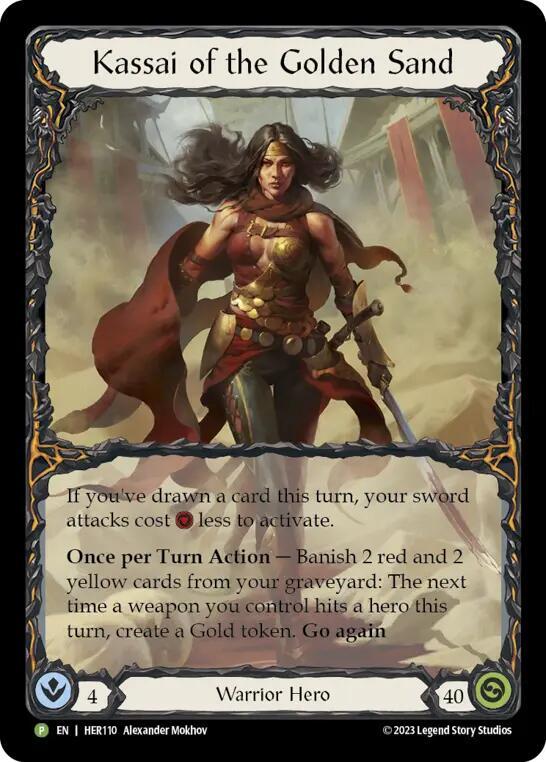 Kassai of the Golden Sand - HER110, Flesh and Blood: Promo Cards HER110