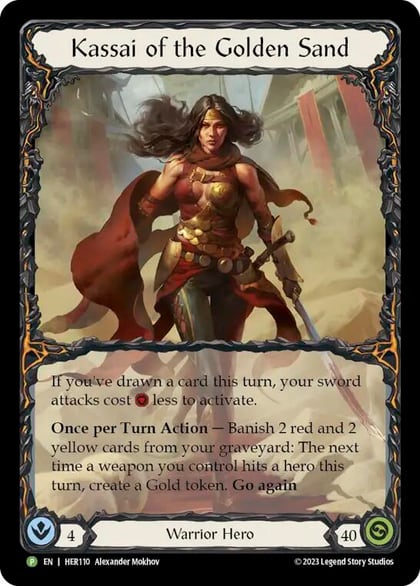 Kassai of the Golden Sand - HER110, Flesh and Blood: Promo Cards HER110