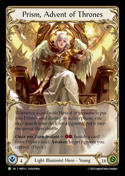Prism, Advent of Thrones - HER111, Flesh and Blood: Promo Cards HER111
