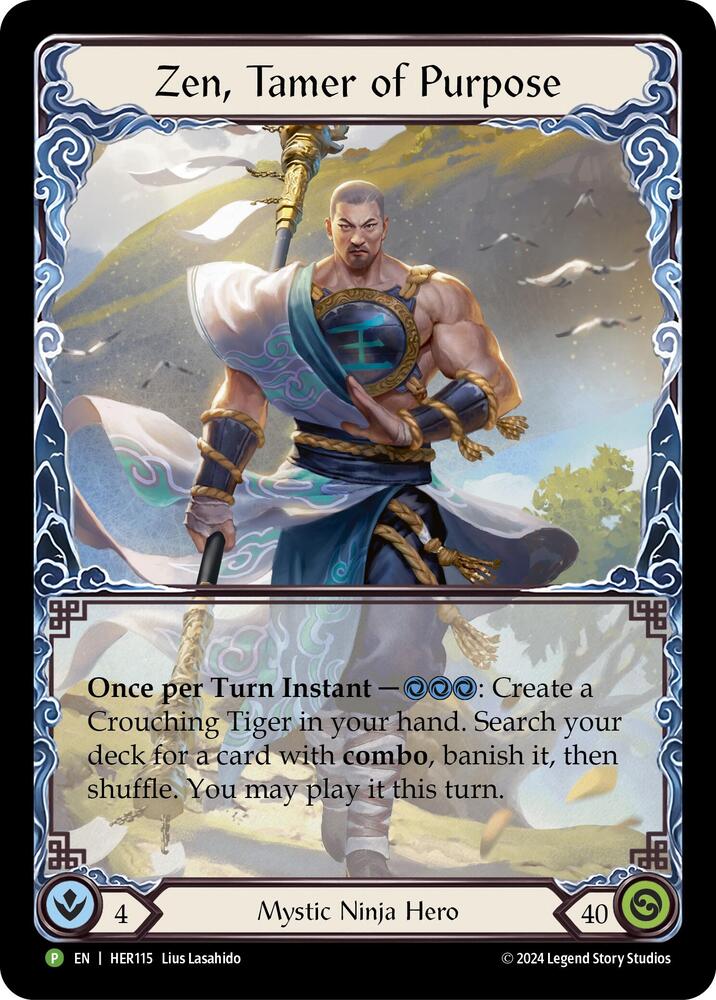Zen, Tamer of Purpose - HER115, Flesh and Blood: Promo Cards HER115