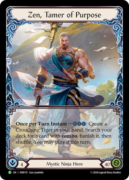 Zen, Tamer of Purpose - HER115, Flesh and Blood: Promo Cards HER115