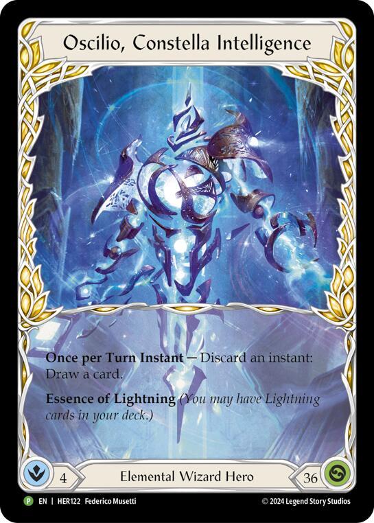 Oscilio, Constella Intelligence - HER122, Flesh and Blood: Promo Cards HER122