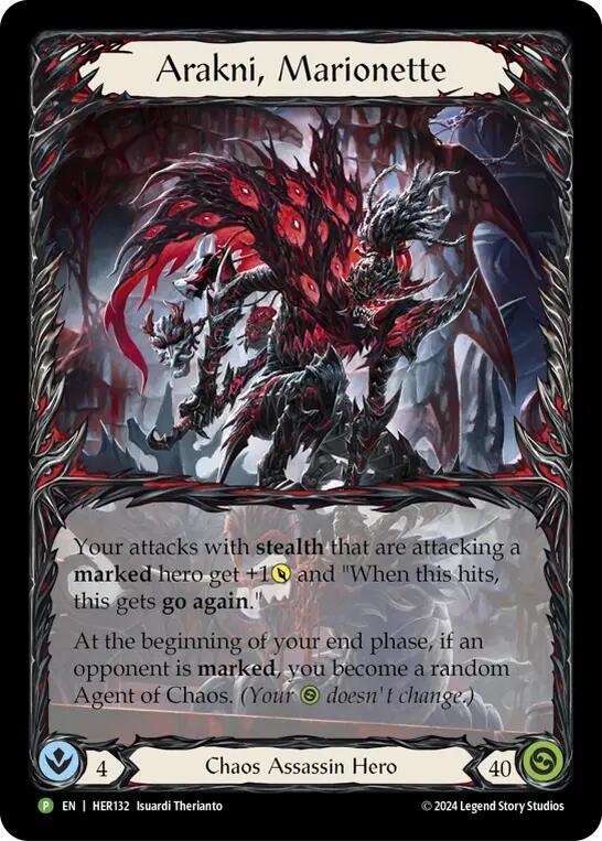 Arakni, Marionette - HER132, Flesh and Blood: Promo Cards HER132