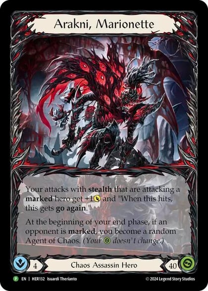 Arakni, Marionette - HER132, Flesh and Blood: Promo Cards HER132