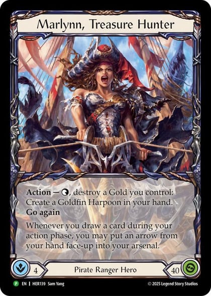 Marlynn, Treasure Hunter - HER139, Flesh and Blood: Promo Cards HER139