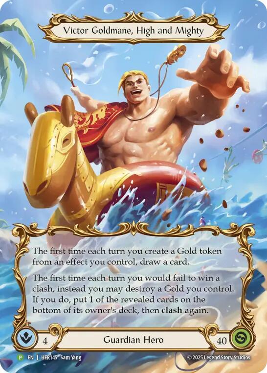 Victor Goldmane, High and Mighty - HER145, Flesh and Blood: Promo Cards HER145