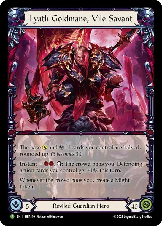 Lyath Goldmane, Vile Savant - HER149, Flesh and Blood: Promo Cards HER149