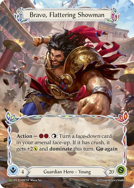 Bravo, Flattering Showman - HER154, Flesh and Blood: Promo Cards HER154