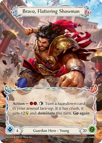 Bravo, Flattering Showman - HER154, Flesh and Blood: Promo Cards HER154