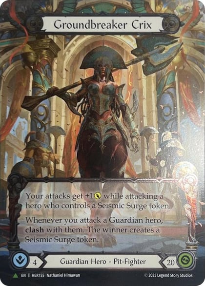 Groundbreaker Crix - HER155, Flesh and Blood: Promo Cards HER155