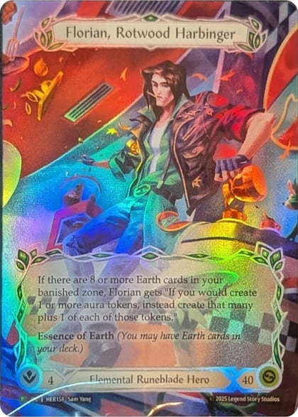 Florian, Rotwood Harbinger - HER158, Flesh and Blood: Promo Cards HER158