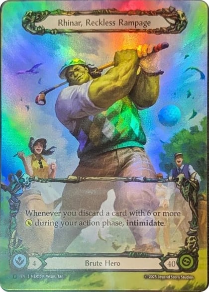 Rhinar, Reckless Rampage - HER159, Flesh and Blood: Promo Cards HER159